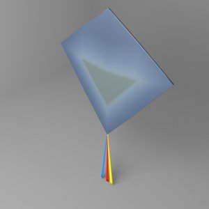 3D diamond kite