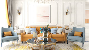 living room avangarde design 3D