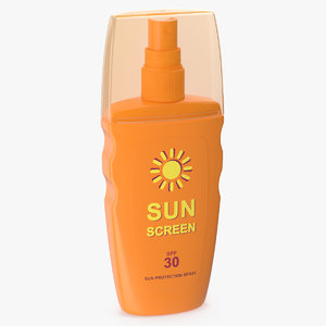 spray bottle sunscreen model