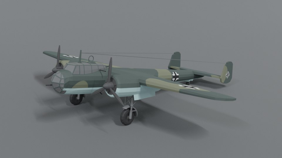 Dornier 17 Z Wwii 3D Model - TurboSquid 1579447