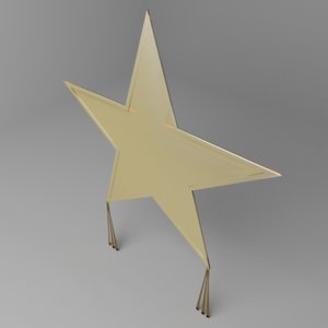 3D star kite model