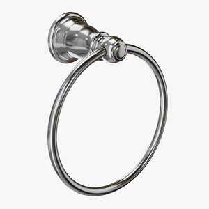 classic style towel ring 3D model