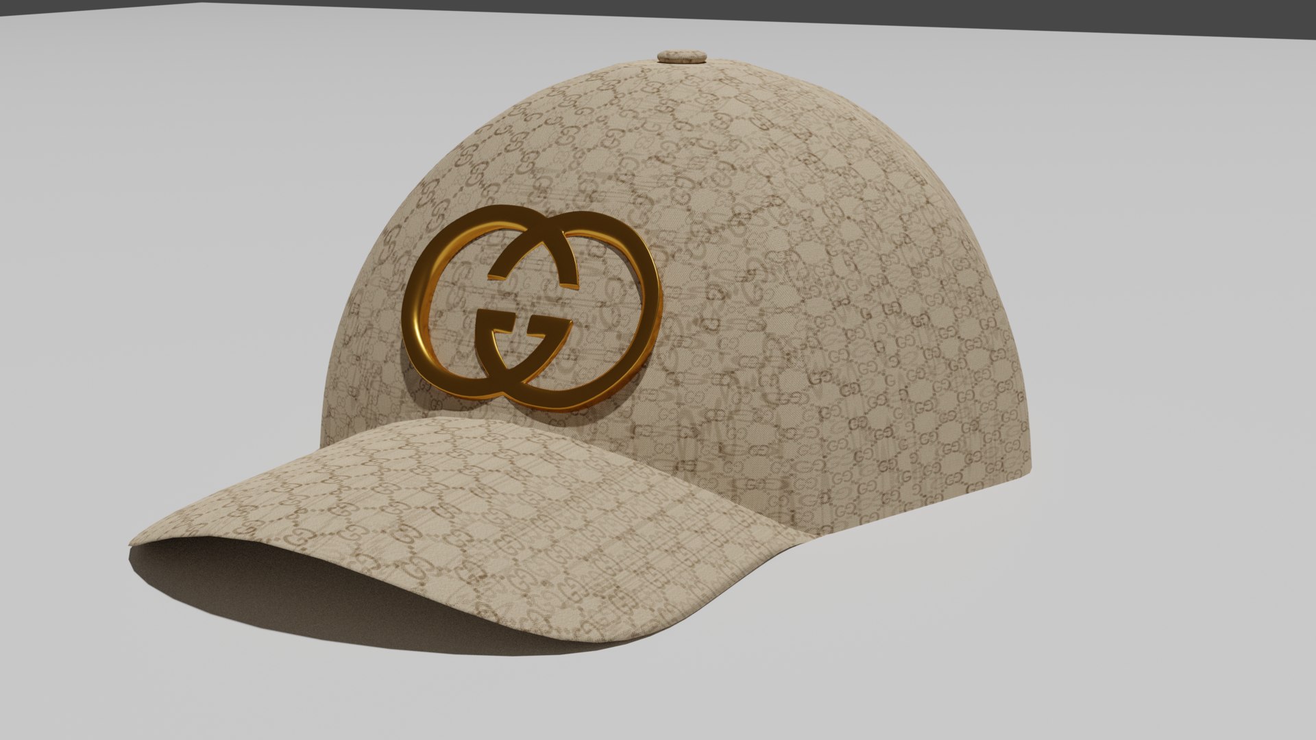 3D gucci cap model - TurboSquid 1579640