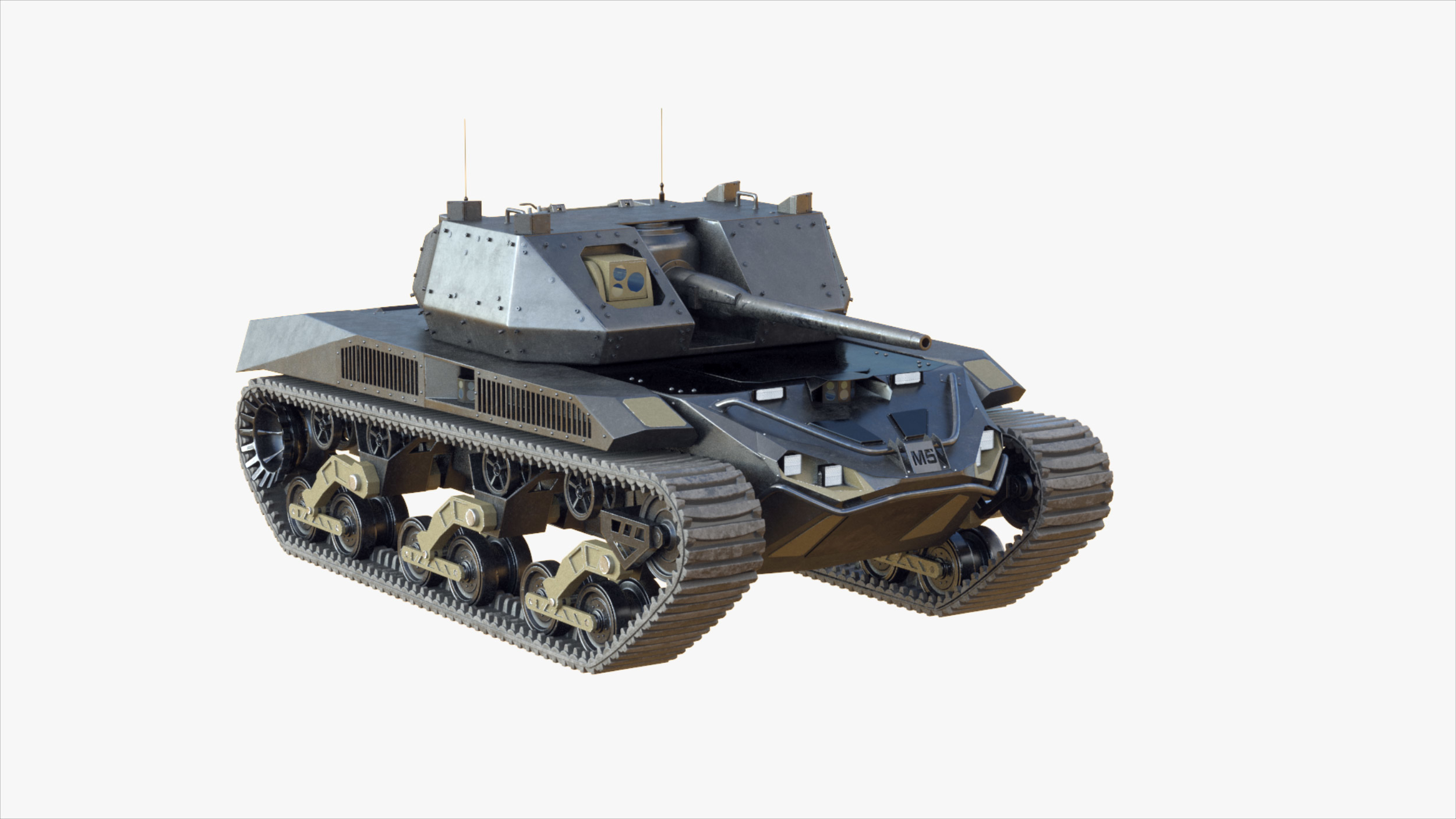 Future Electric Tank Ripsaw M5 3D 모델 - TurboSquid 1579724