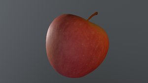 hy apple 07 fruit 3D model