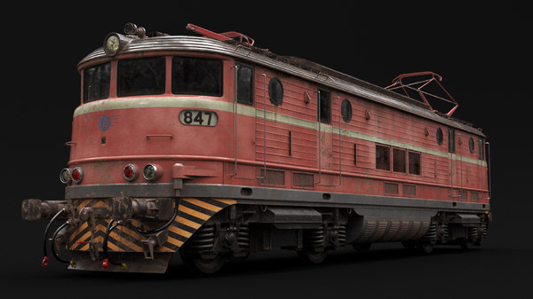 modelo 3d antiguo tren locomotora - TurboSquid 1579785