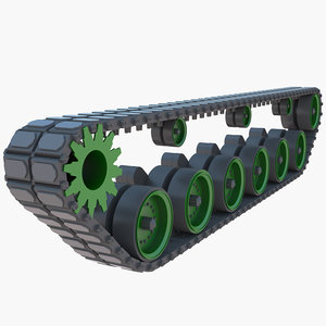 3D model tank track