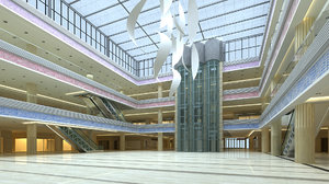 shopping mall 3D model