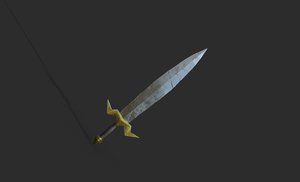 3D sword weapon