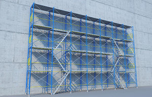 3D scaffold construction model