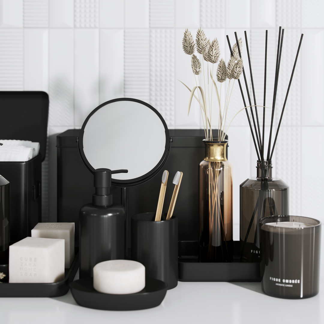 Zara home bathroom set 3D TurboSquid 1580122