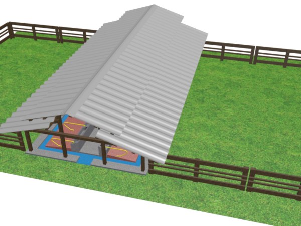 Dairy farm design model - TurboSquid 1580162