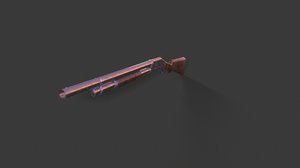 3D winchester gun model
