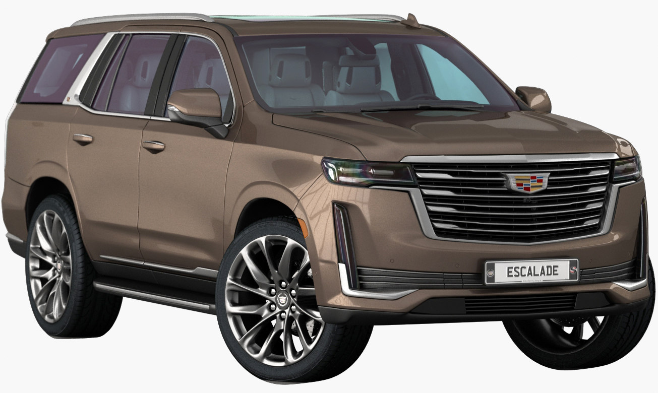 3d model realistic cadillac escalade 2021 - turbosquid 1580335