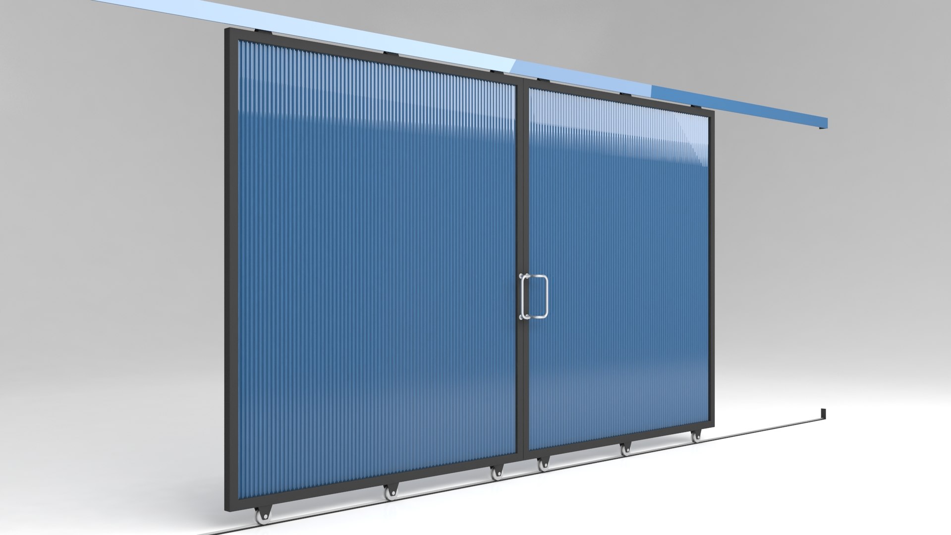 3D factory sliding door warehouses model TurboSquid 1580468