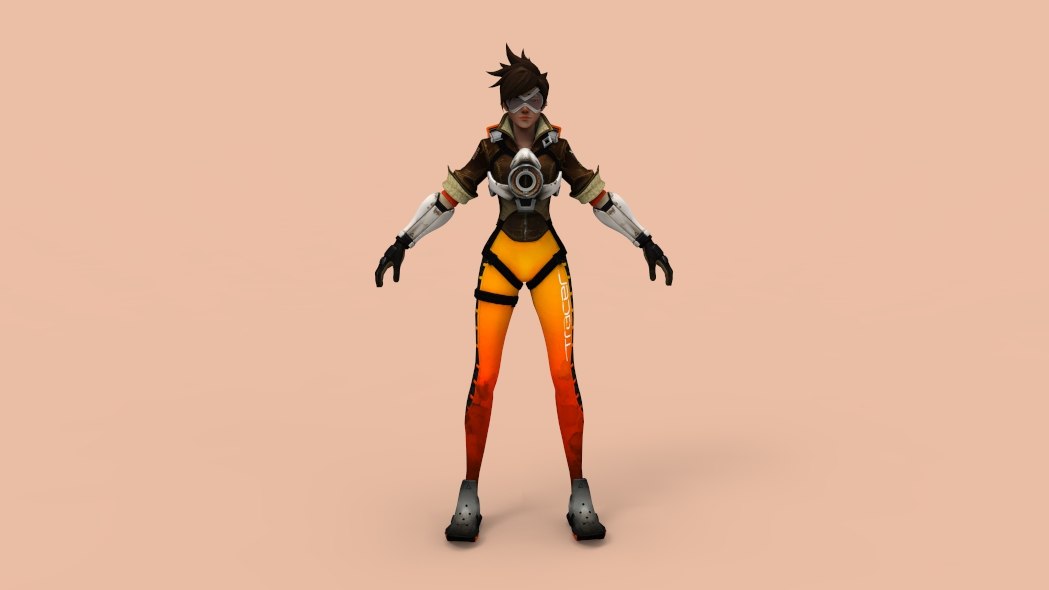 Tracer Overwatch Modelo 3D TurboSquid 1580523