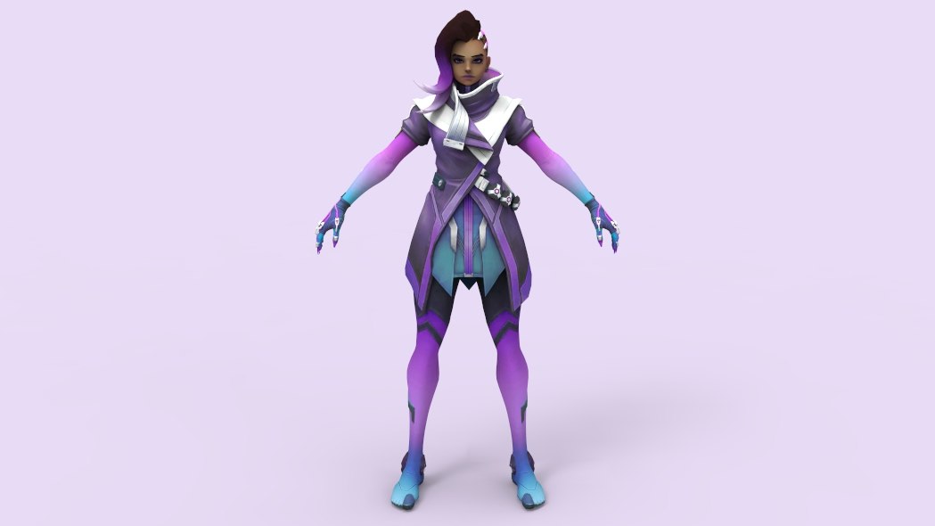 figurine overwatch sombra