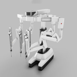 3D model surgical robotic da vinci