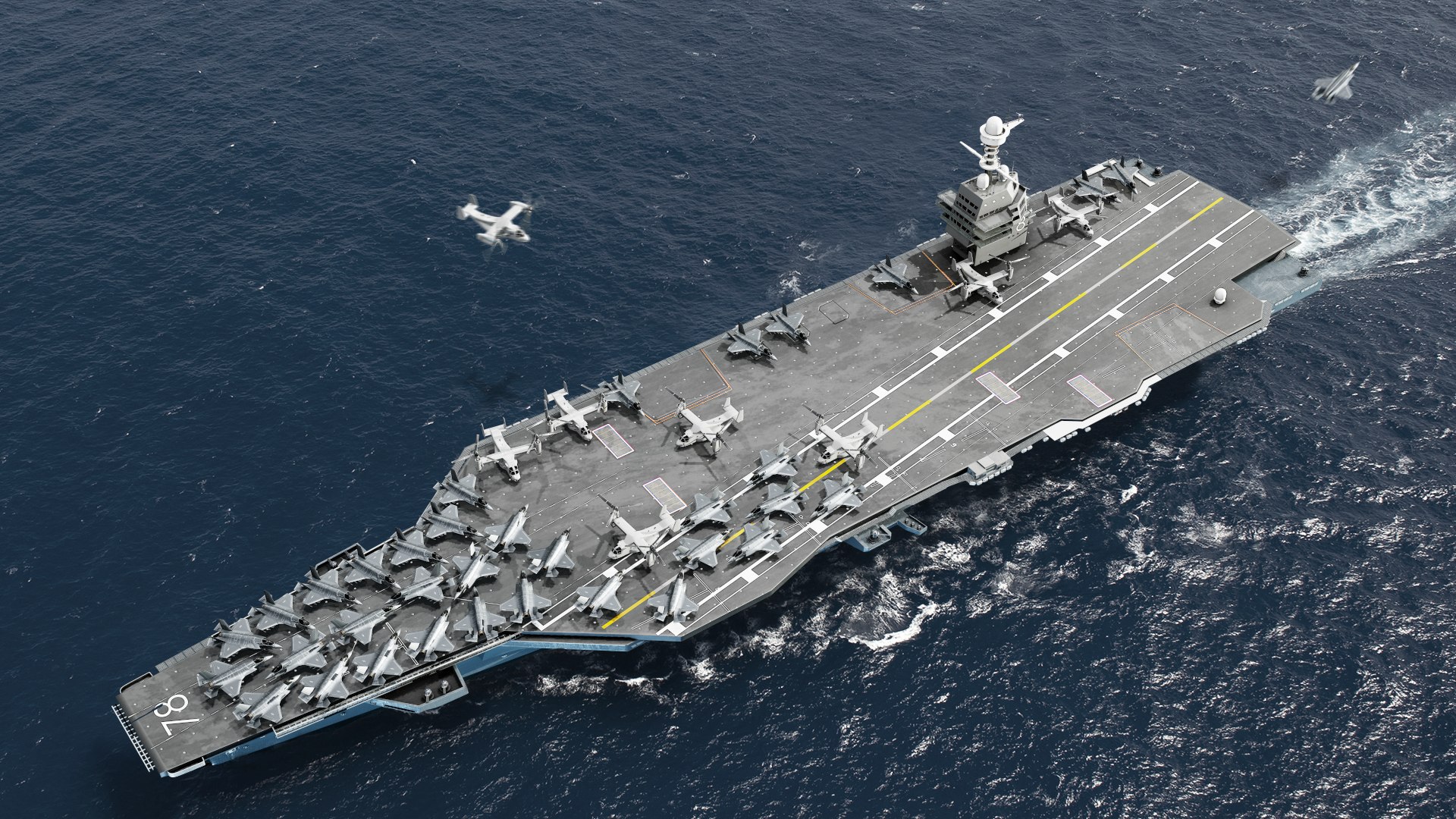 3D Model Uss Gerald R Cvn-78 - TurboSquid 1580753