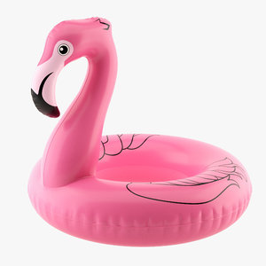 inflatable flamingo 3D model