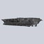 uss reagan cutaway aircraft carrier 3d obj