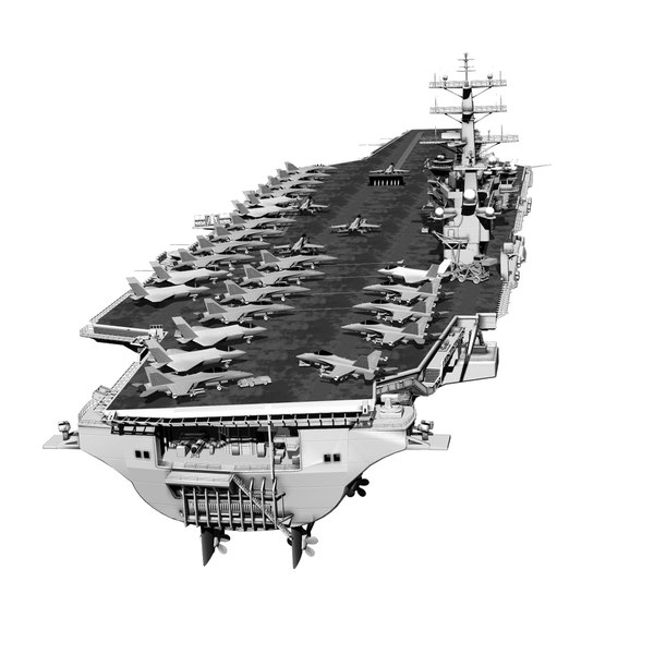 aircraft carrier ship 3d model