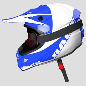 3D helmet off-road