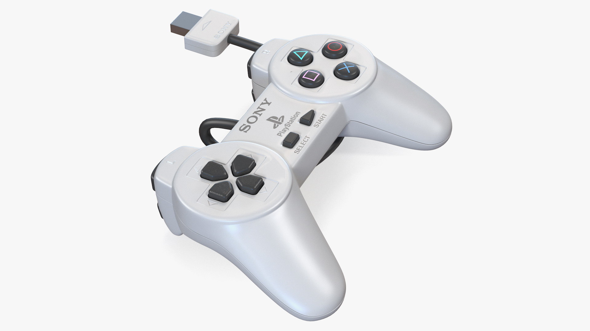 Ps2 Controller 3d Model