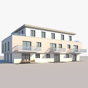 apartment building model