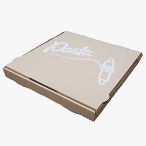 pizza carton 3D model