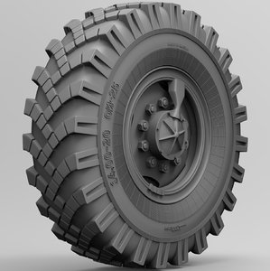 ural wheel 3D model