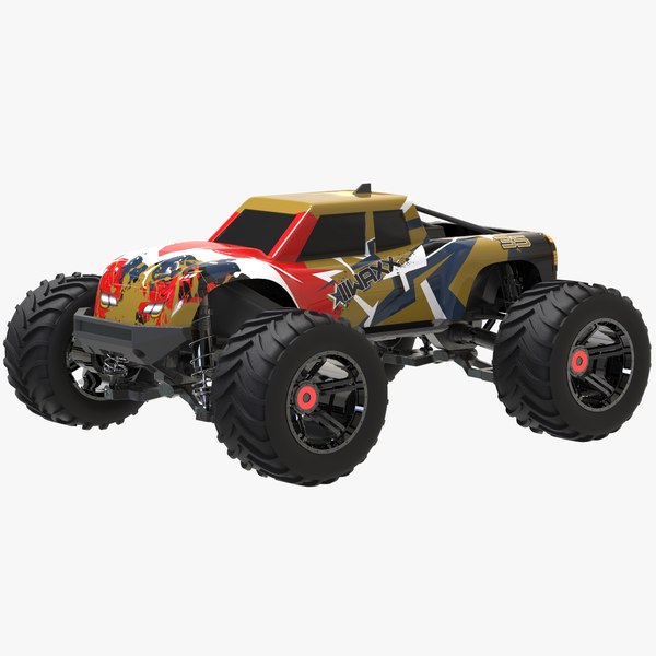 3D rc monstertruck car model