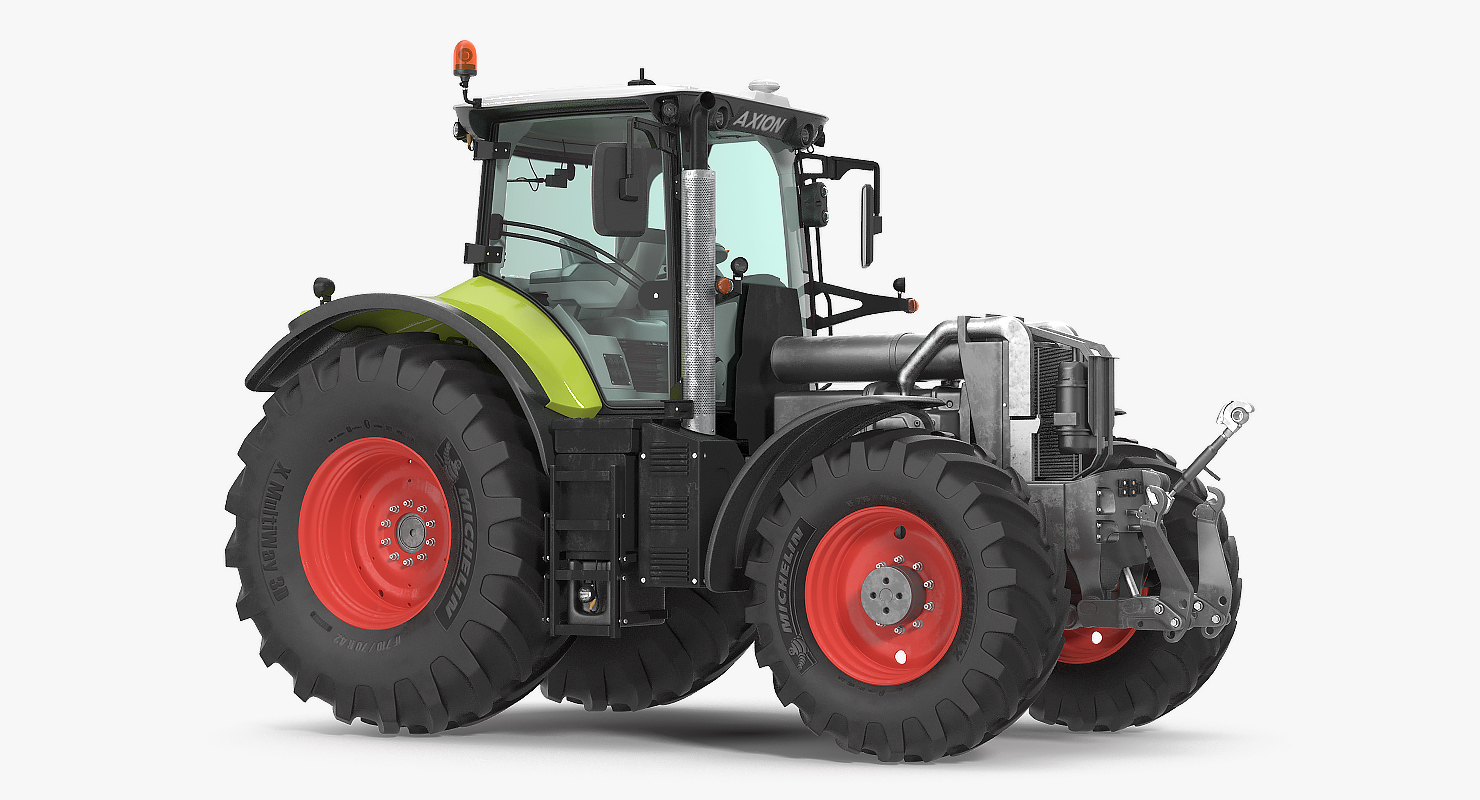 tractors rigged collection3d模型