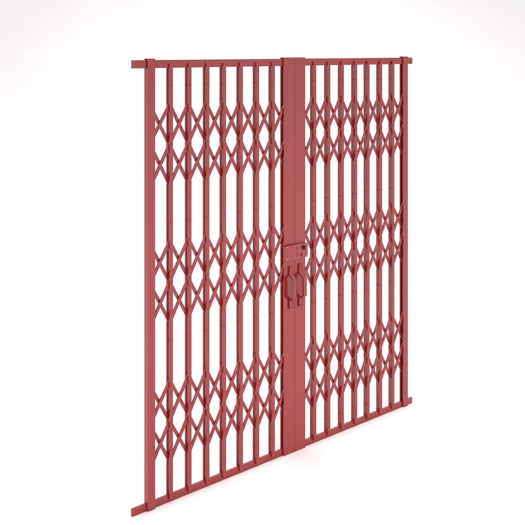 Folding gate e101 3D TurboSquid 1581415