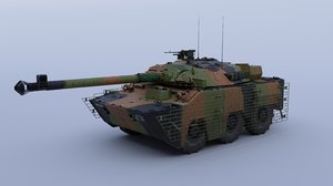 tank amx 3D model