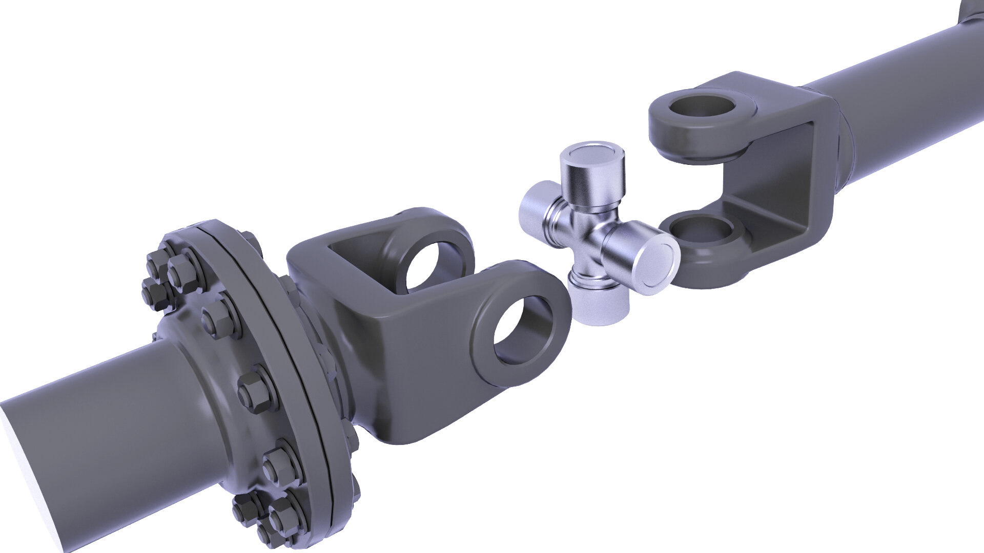 Drive shaft suspension 3D model TurboSquid 1581683