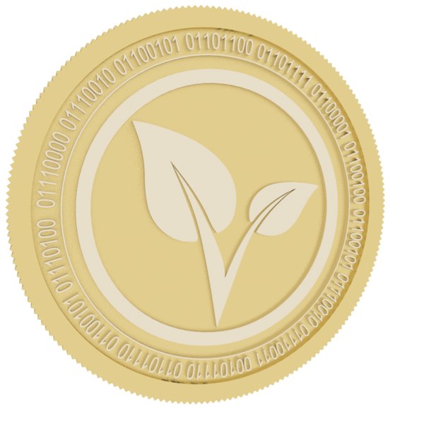 vitae gold coin 3D model