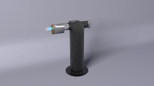 butane torch 3D model