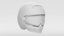 3D model motorcycle helmet