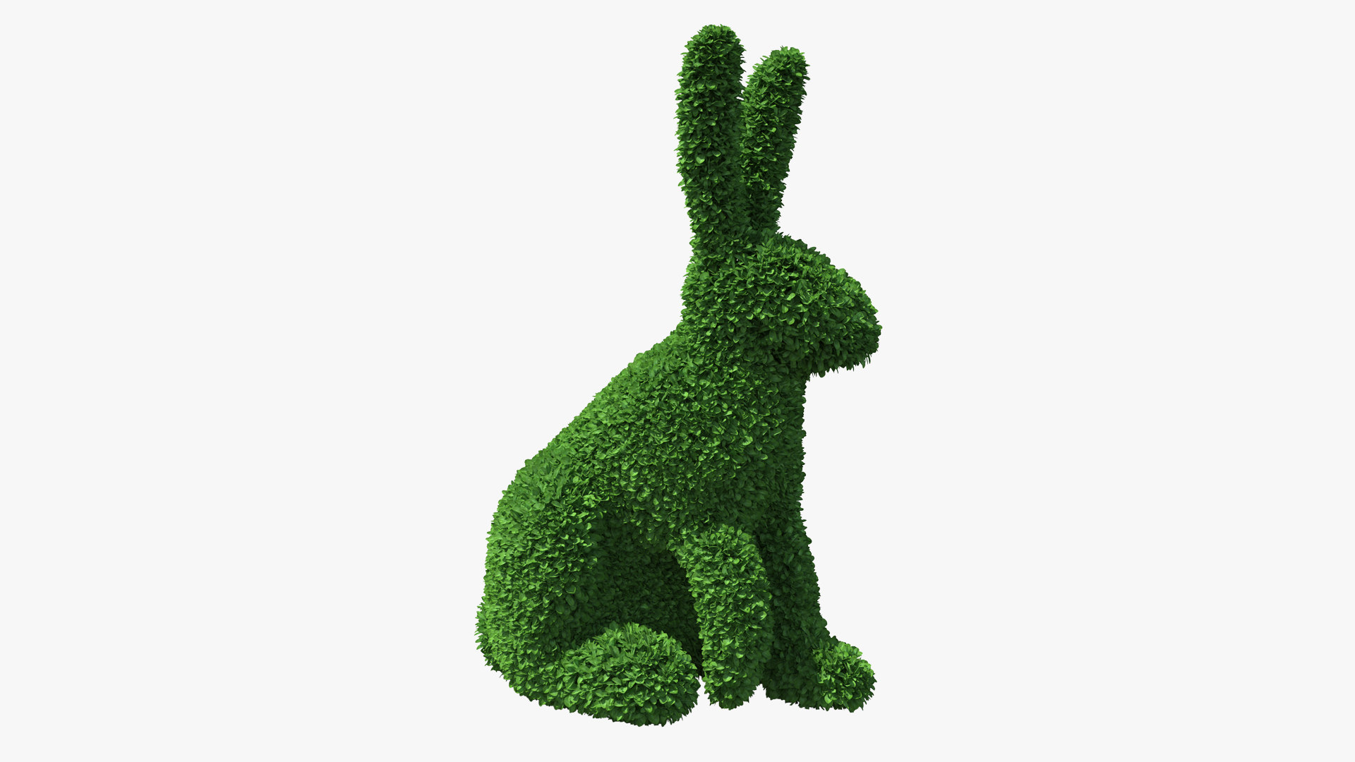Rabbit topiary sculpture 3D model - TurboSquid 1581975
