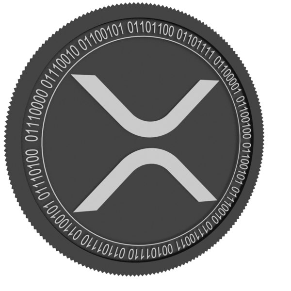 3D xrp black coin