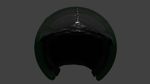3D model retro helmet