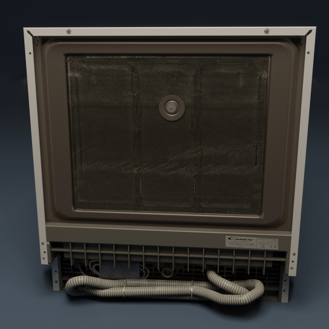 General electric dishwasher model - TurboSquid 1582116