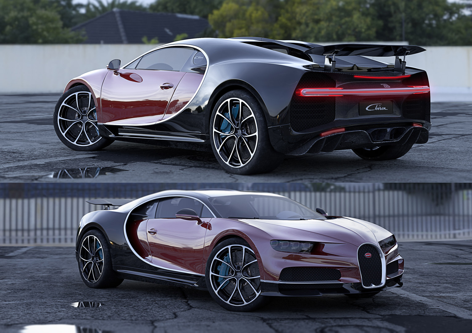 Highpoly bugatti chiron 3D model TurboSquid 1582076