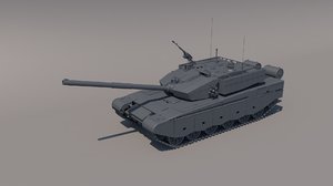 3D chinese type 99 tank