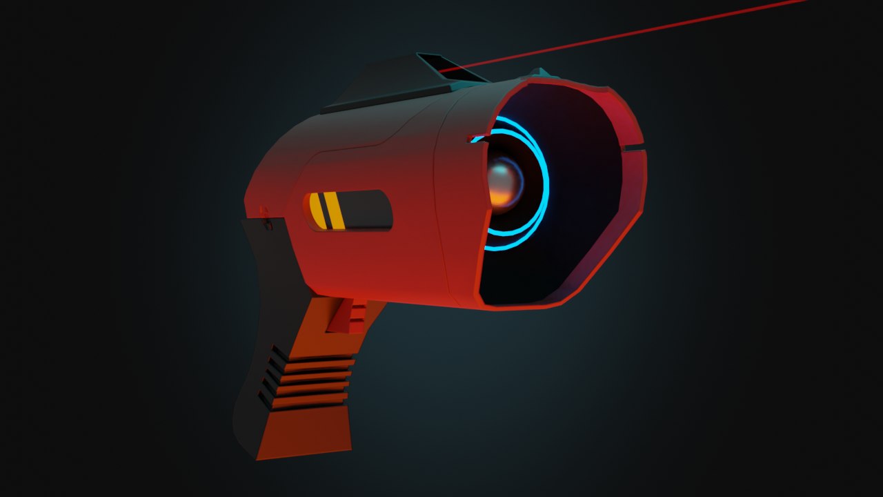 Plasma gun 3D model - TurboSquid 1582191