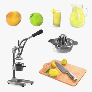 3D juice equipment 4 model