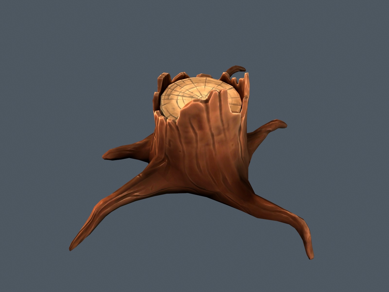 Stylized Stump 3d Model Turbosquid 1582294 1509