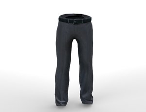 3D model trousers