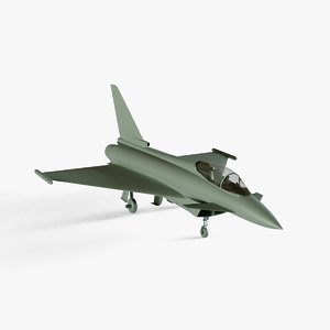 eurofighter typhoon 3D model